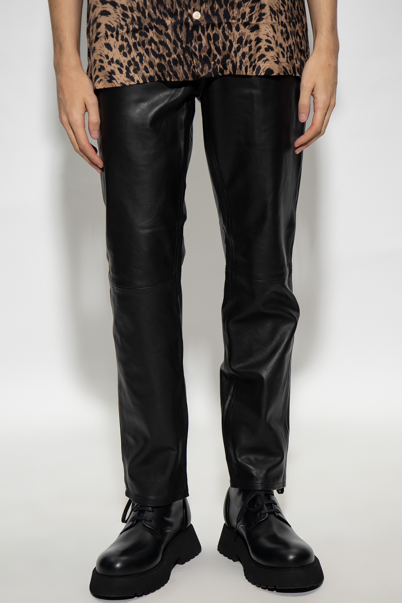 Allsaints cheap leather pants